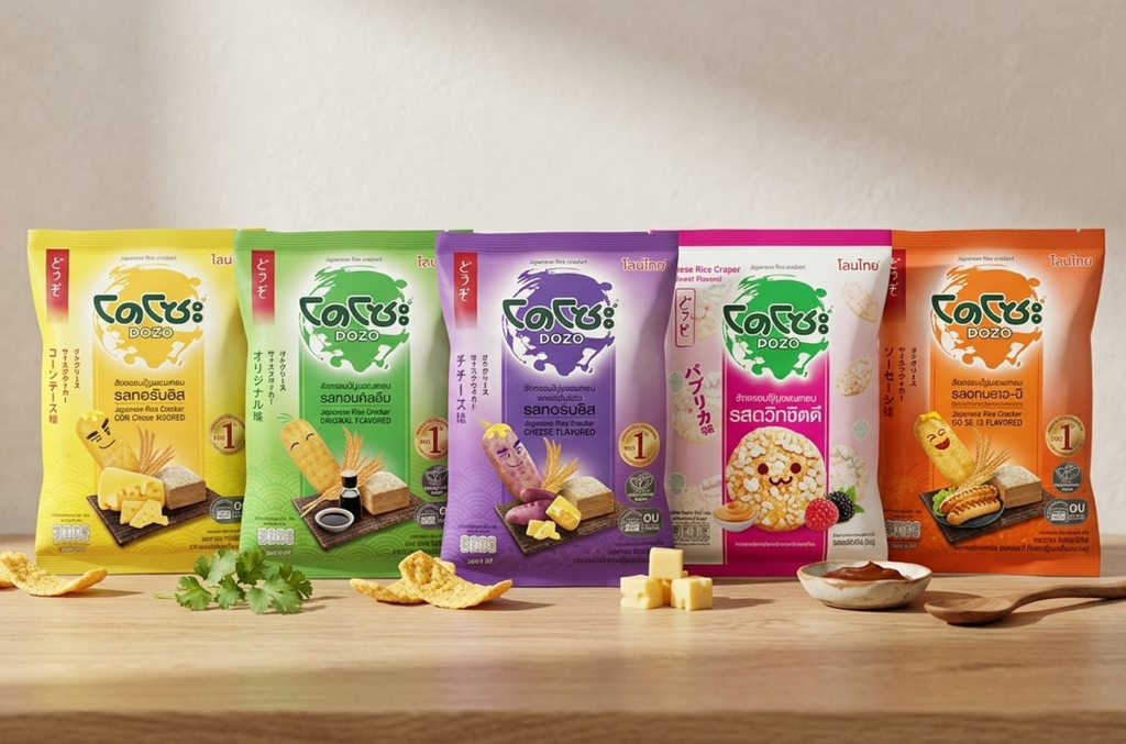 Dozo Japanese Rice Crisps – Choose Your Flavor