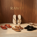 TIKA Super Soft PU Leather Cross-Strap Sandals
