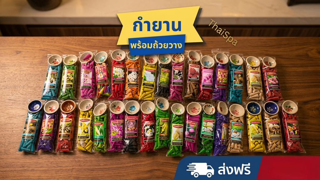 Aromatic Incense Cones with Holder – Assorted Fragrances