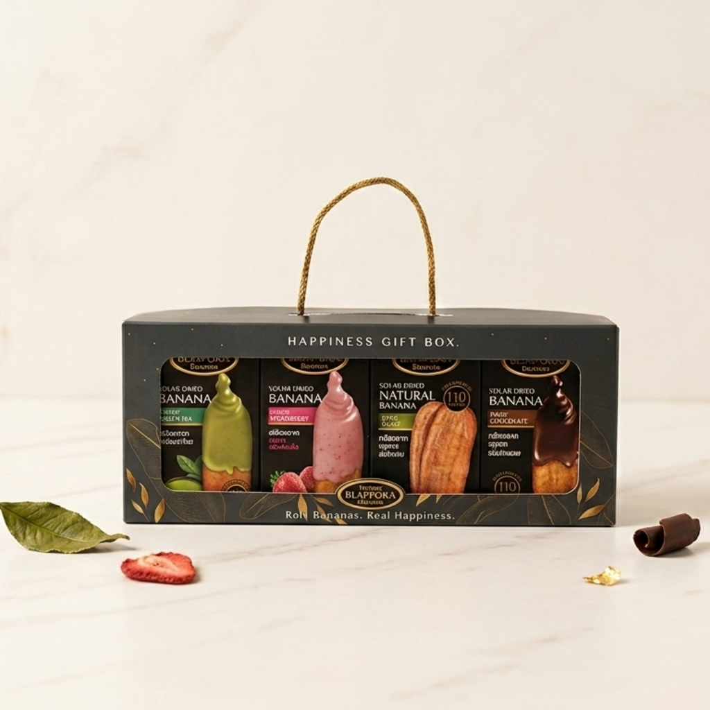 Jiraporn Solar Dried Banana Mix Sets – Small & Gift Box
