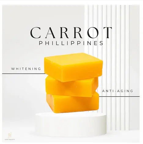 Carrot Soap Natural Handmade Face & Body Cleansing Bar