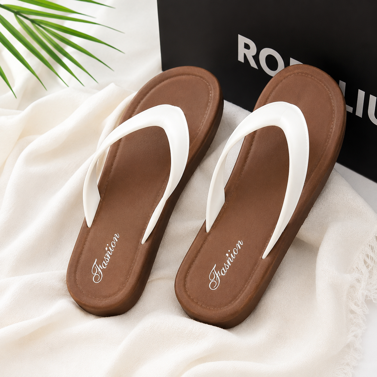 Women’s Flip Flops  Thick Sole Everyday Comfort