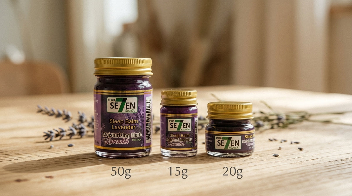 Green Seven Lavender Sleeping Balm – Moisturizing Herbal Massage Balm