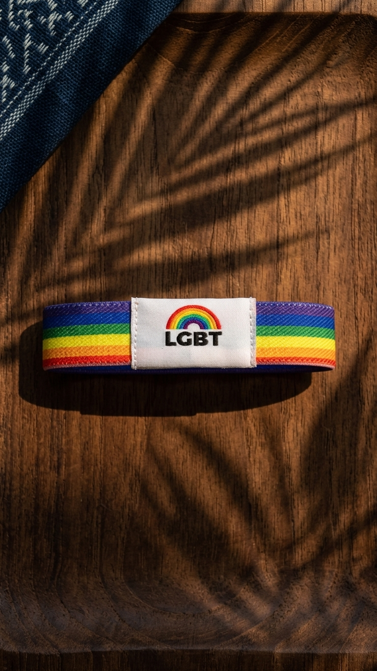 Pride Rainbow Bracelets, LGBTQ+ Wristbands & Adjustable Bracelets