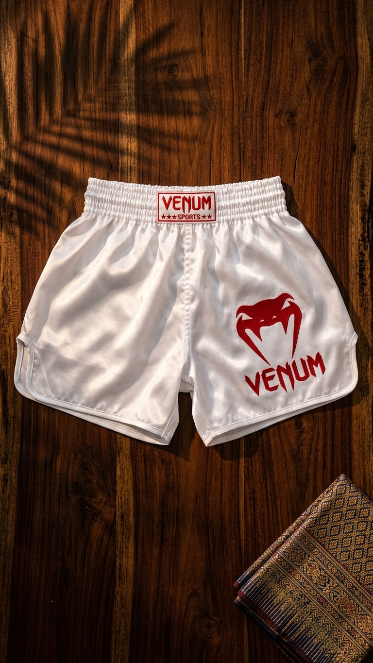 Muay Thai Boxing Shorts, Quick-Dry Training Shorts for MMA and Combat Sports
