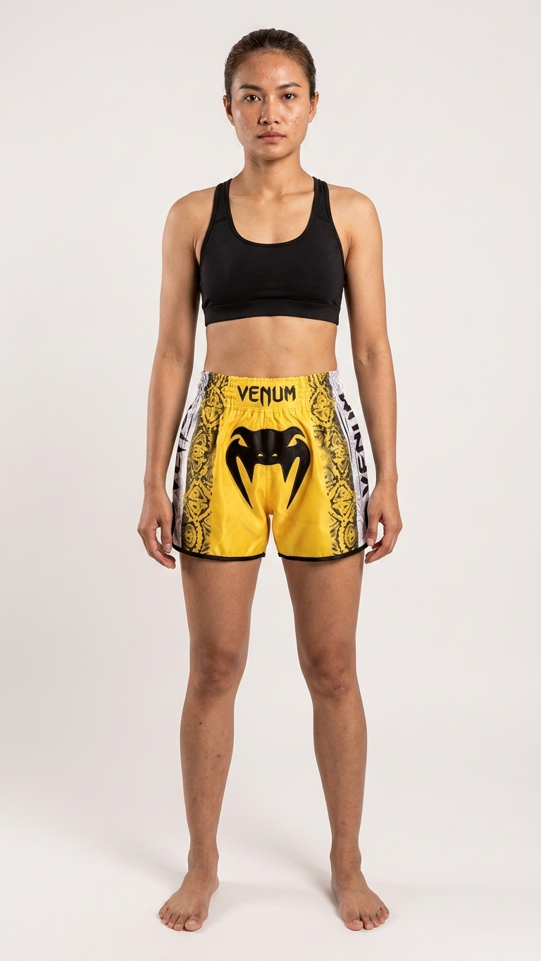 Printed Muay Thai Fighting Shorts, Quick-Dry Combat Sports Training Shorts
