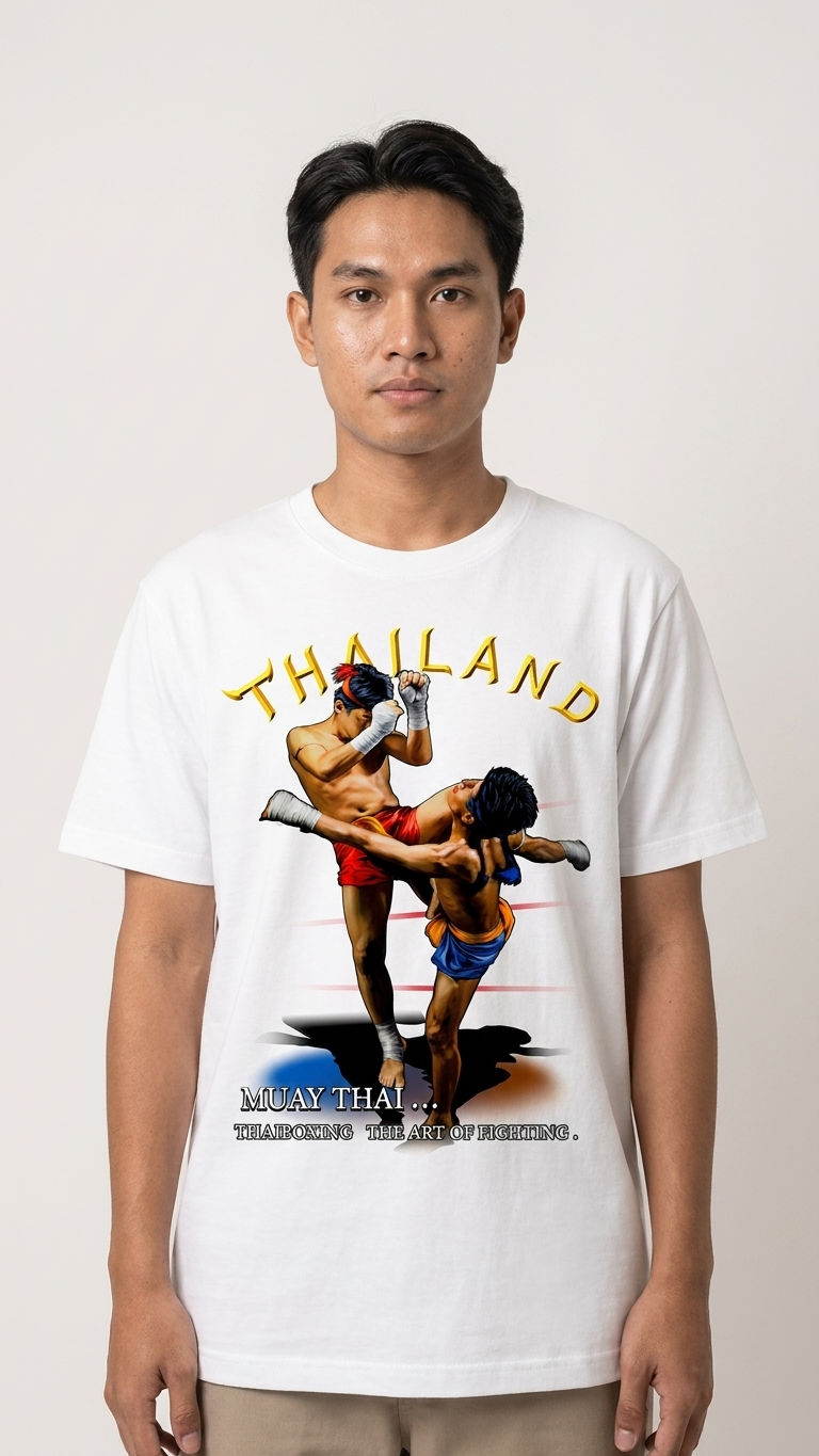 Muay Thai T-Shirt, Unisex Thai Boxing Graphic Tee
