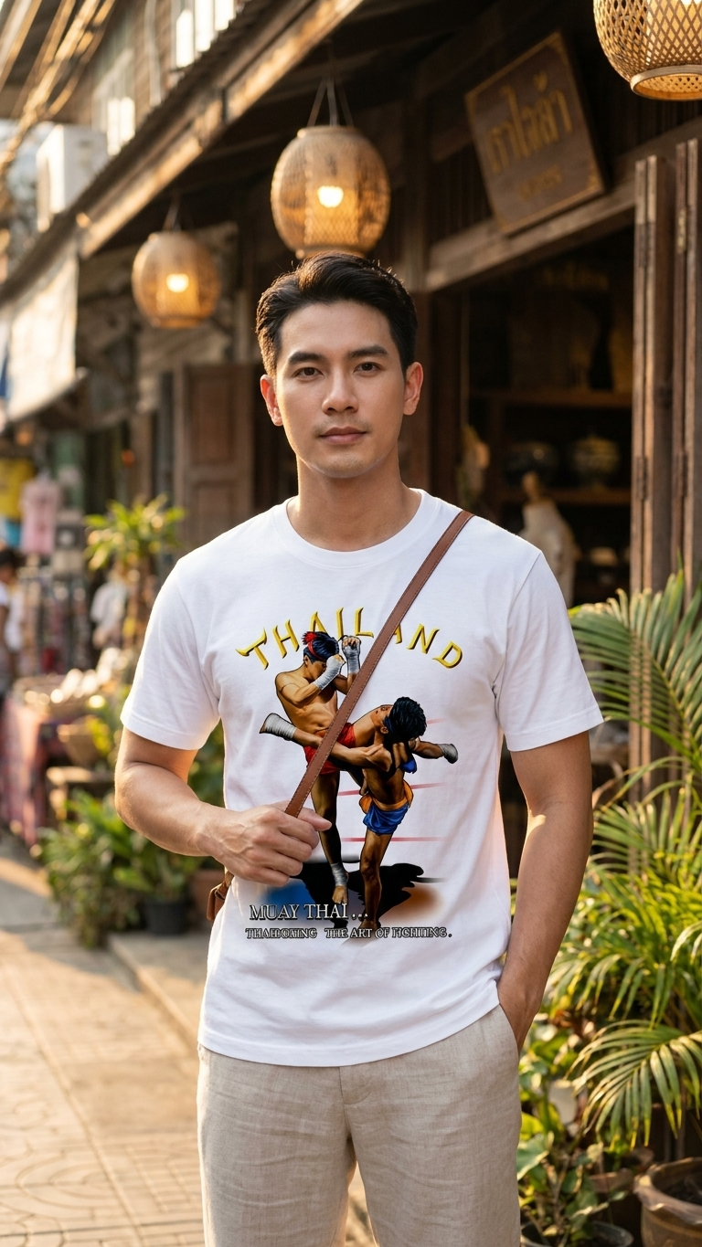 Muay Thai T-Shirt, Unisex Thai Boxing Graphic Tee