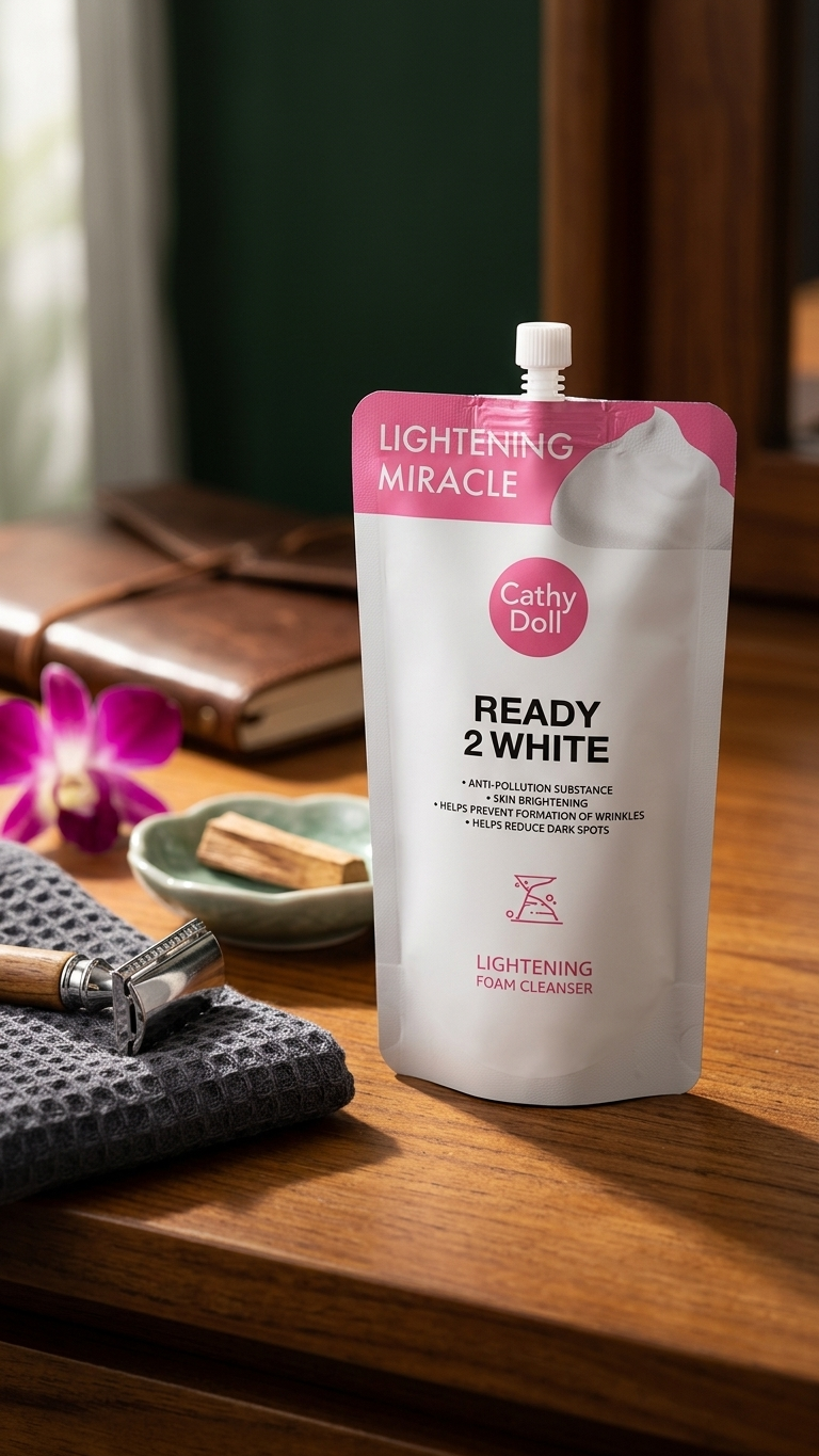 Brightening Facial Cleanser Foam Deep Cleansing Glow Effect