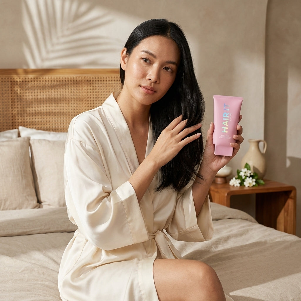 Leave In Hair Treatment Overnight Hair Mask Repair Dry Damaged Frizzy Hair