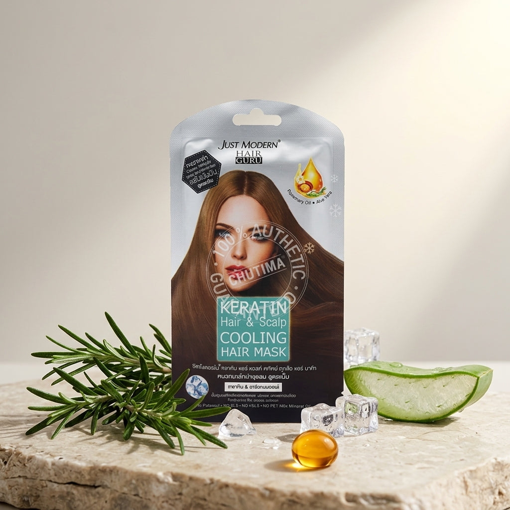 Just Modern Hair Mask Cap Keratin Treatment Hot Cold Deep Repair Salon Effect