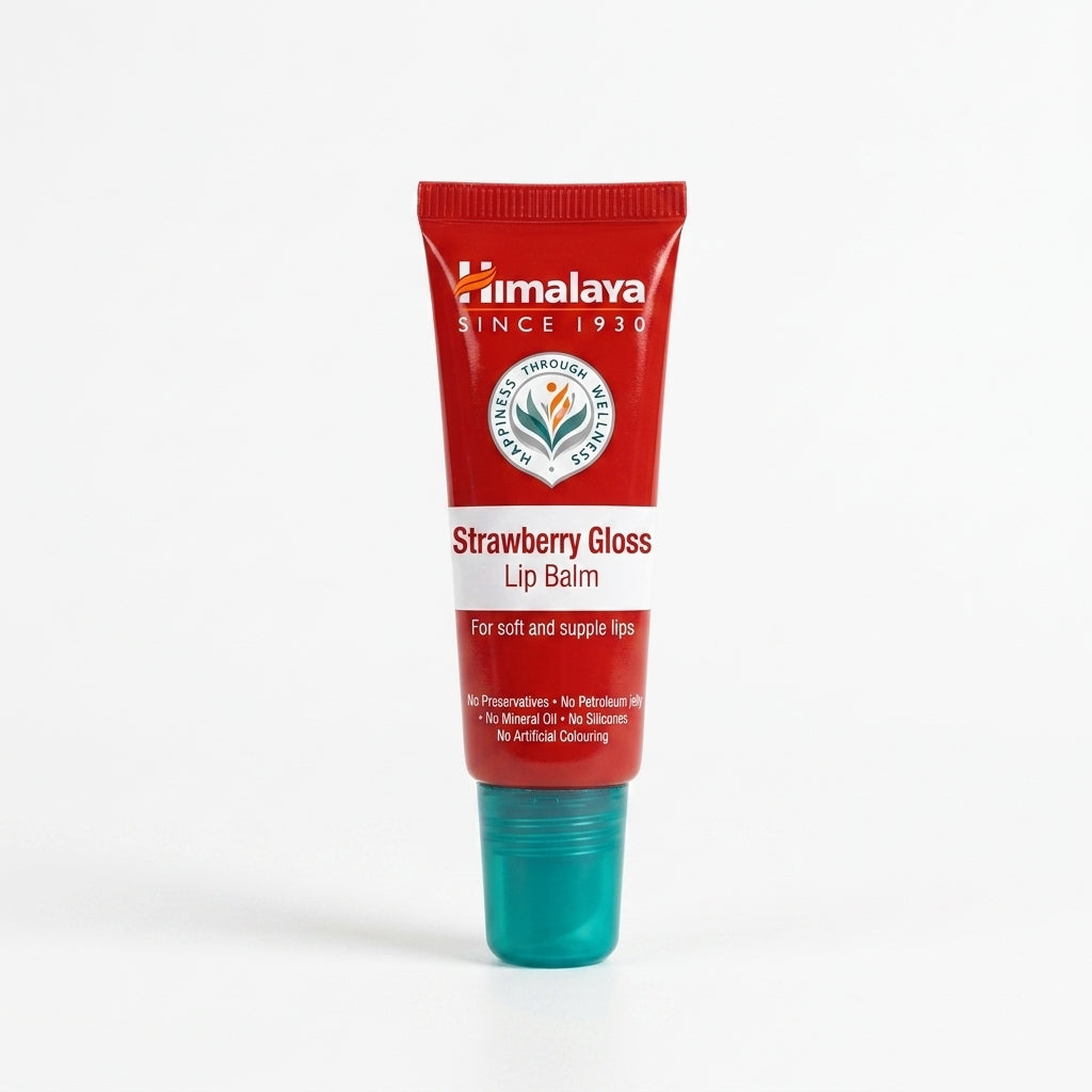 Himalaya Strawberry Lip Balm Natural Hydrating Soft Lips