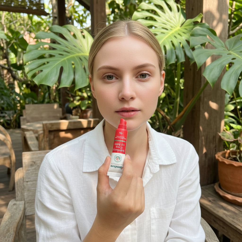 Himalaya Strawberry Lip Balm Natural Hydrating Soft Lips