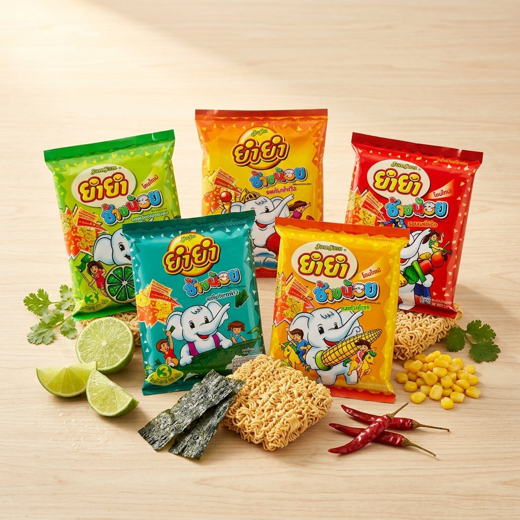 YumYum Instant Noodles Pack of 6 (Choose Flavor)