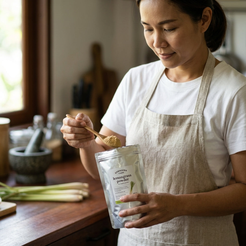 Pure Lemongrass Powder 100% Natural (200g Thai Herbal)