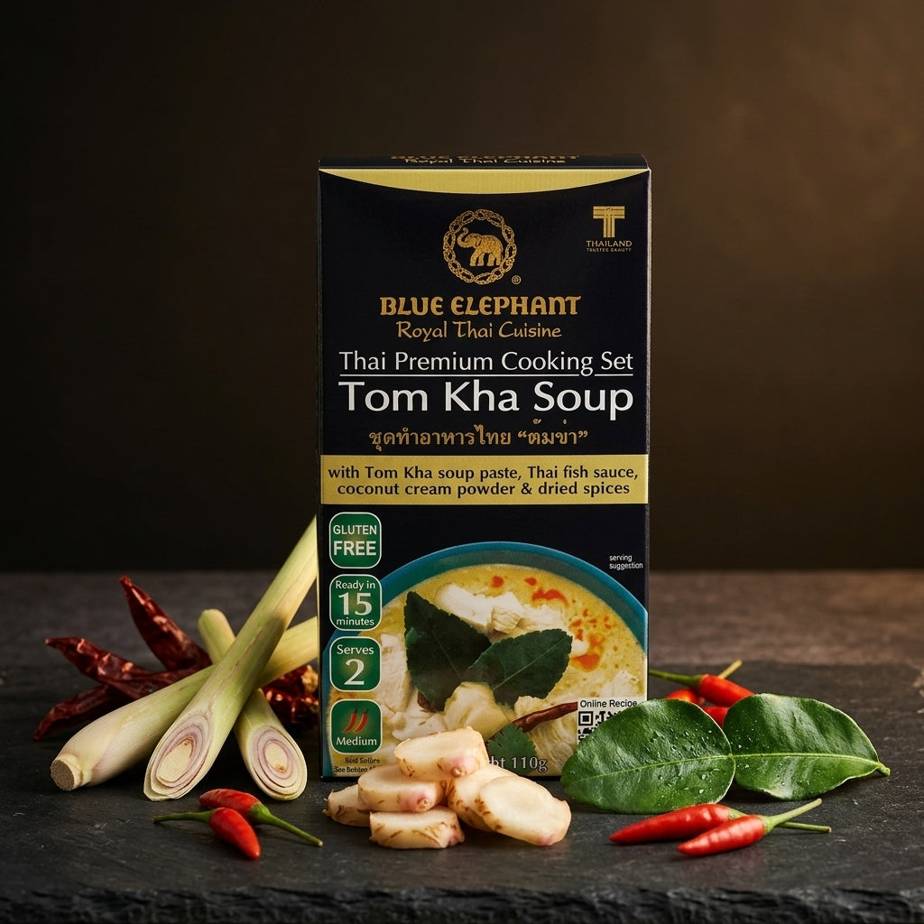 Blue Elephant Tom Kha Soup Kit Thai Coconut Soup Set
