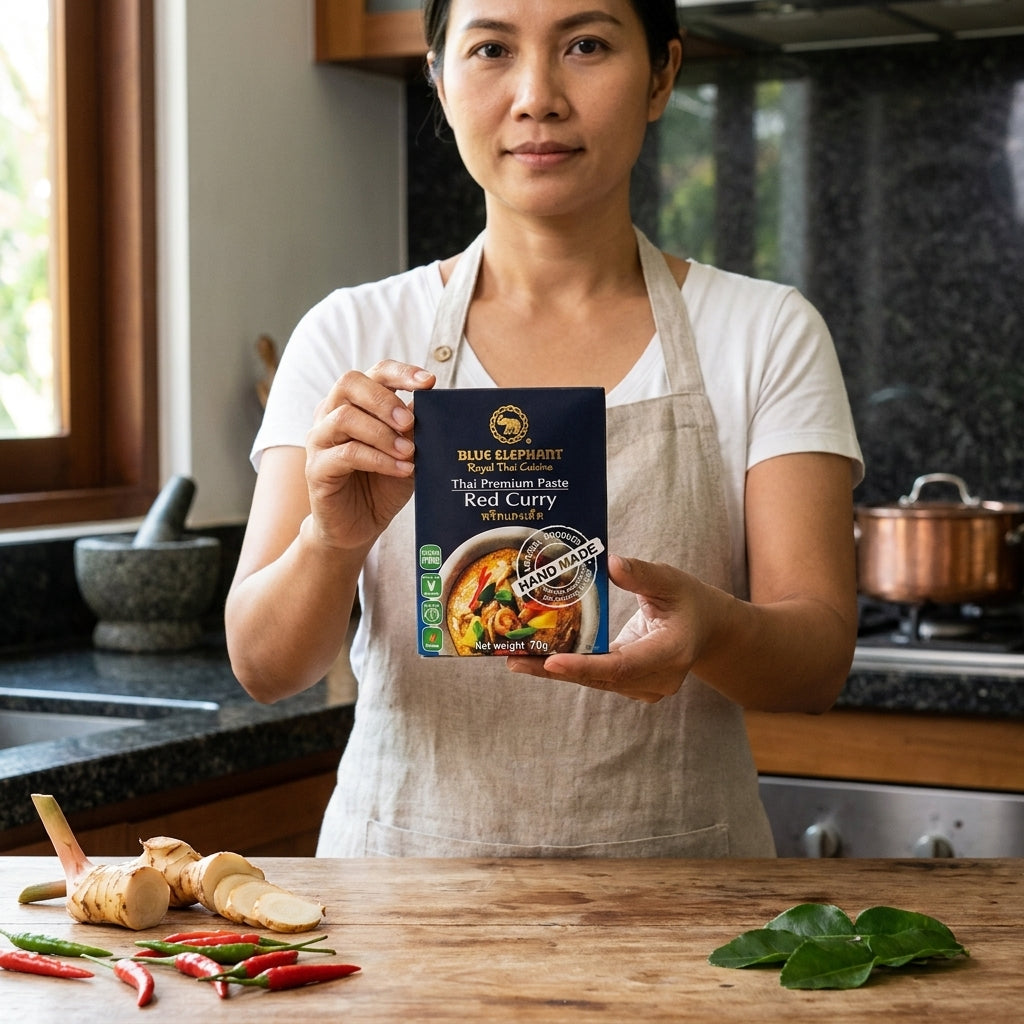 Blue Elephant Red Curry Paste Authentic Thai Cooking Paste
