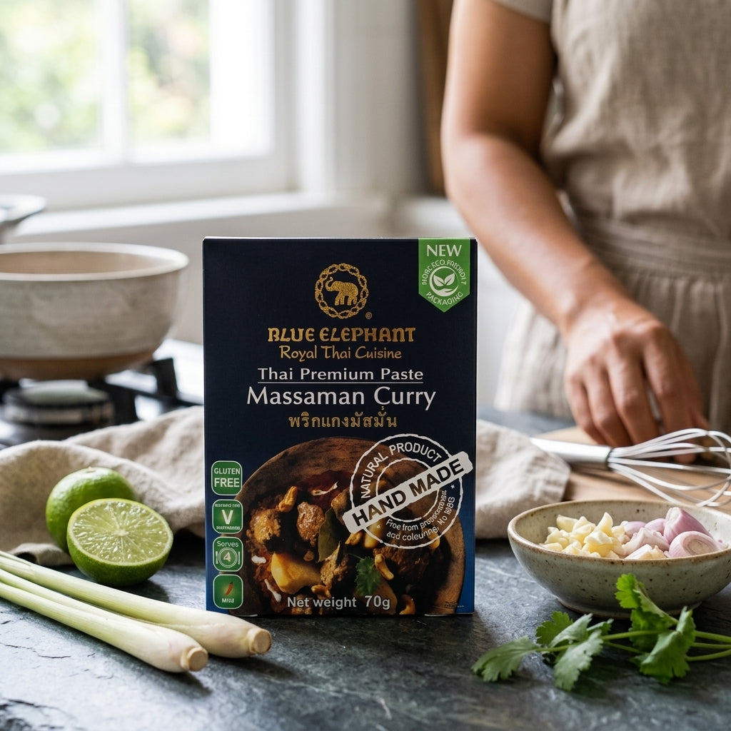 Blue Elephant Massaman Curry Paste Authentic Thai Cooking Paste