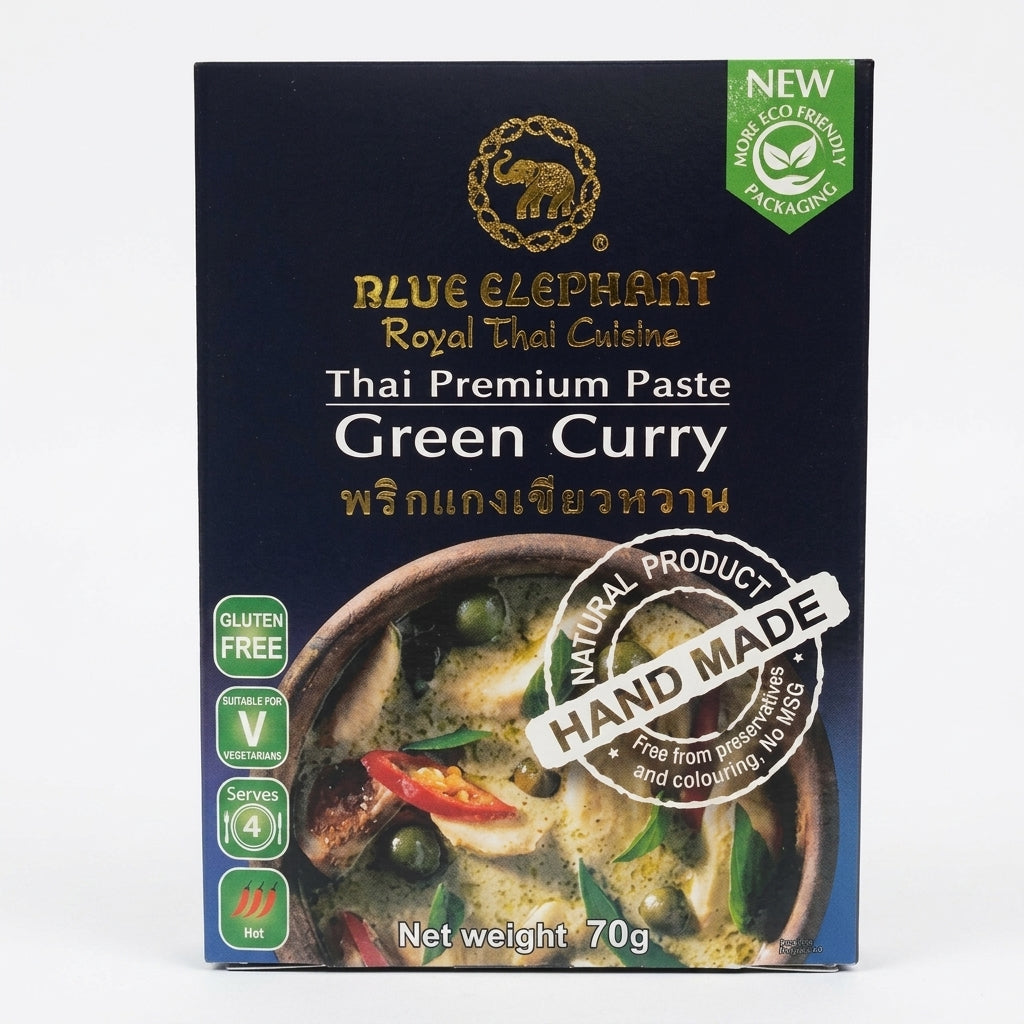 Blue Elephant Green Curry Paste Authentic Thai Cooking Paste