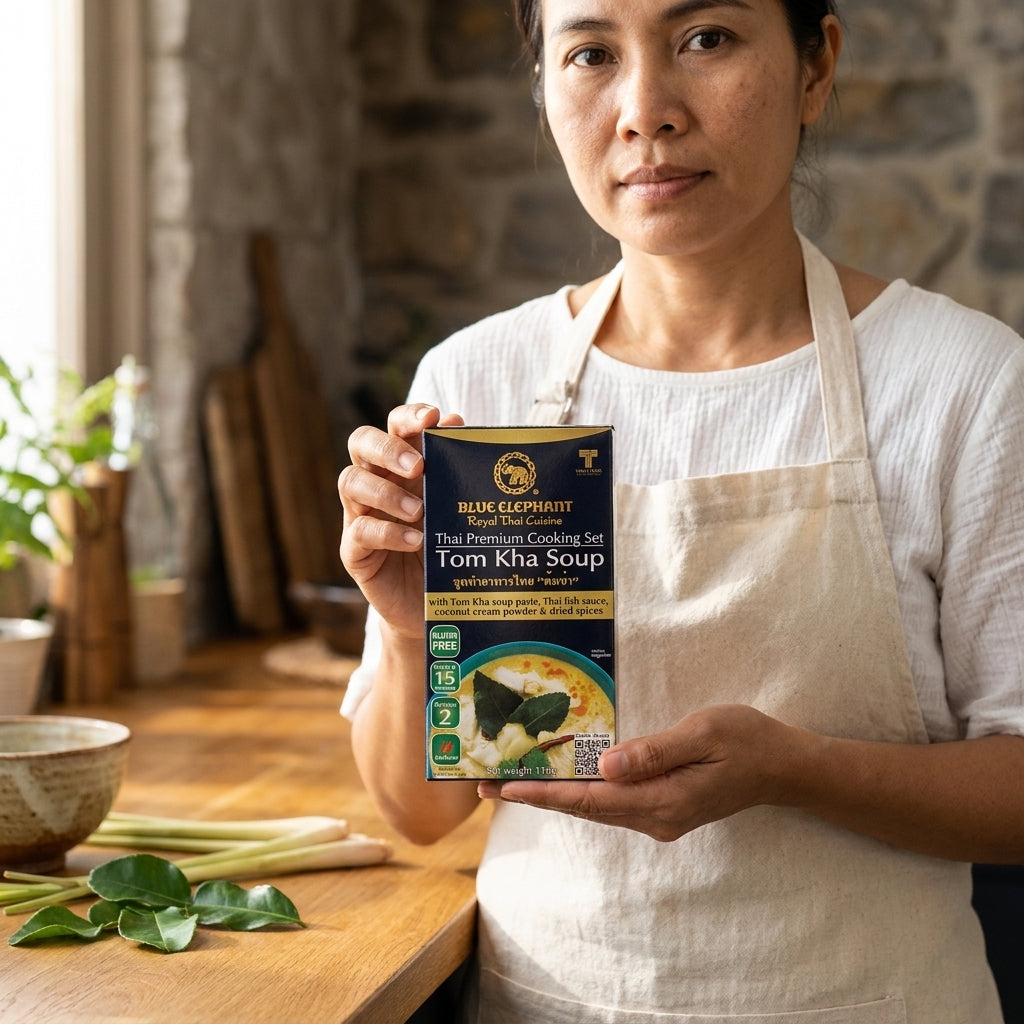 Blue Elephant Tom Kha Soup Kit Thai Coconut Soup Set