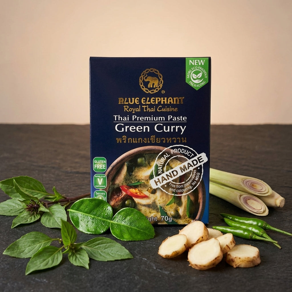 Blue Elephant Green Curry Paste Authentic Thai Cooking Paste
