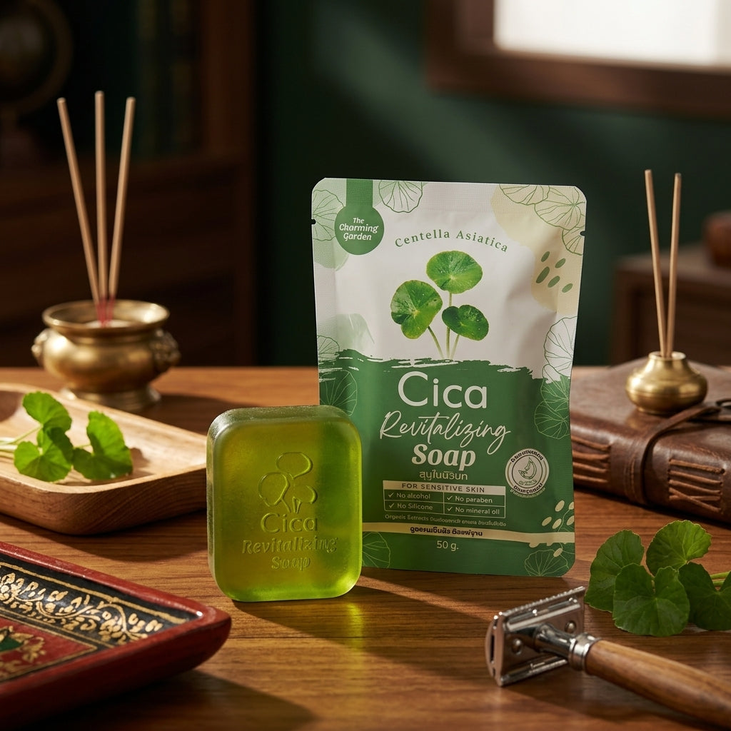Cica Gentle Soap Sensitive Skin Face & Body Cleansing Bar