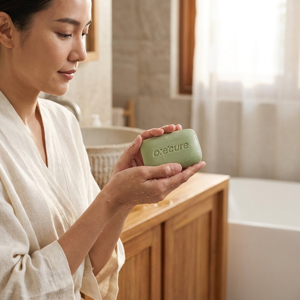 Sulfur Soap Face & Body Cleansing Bar Oil Balance Formula