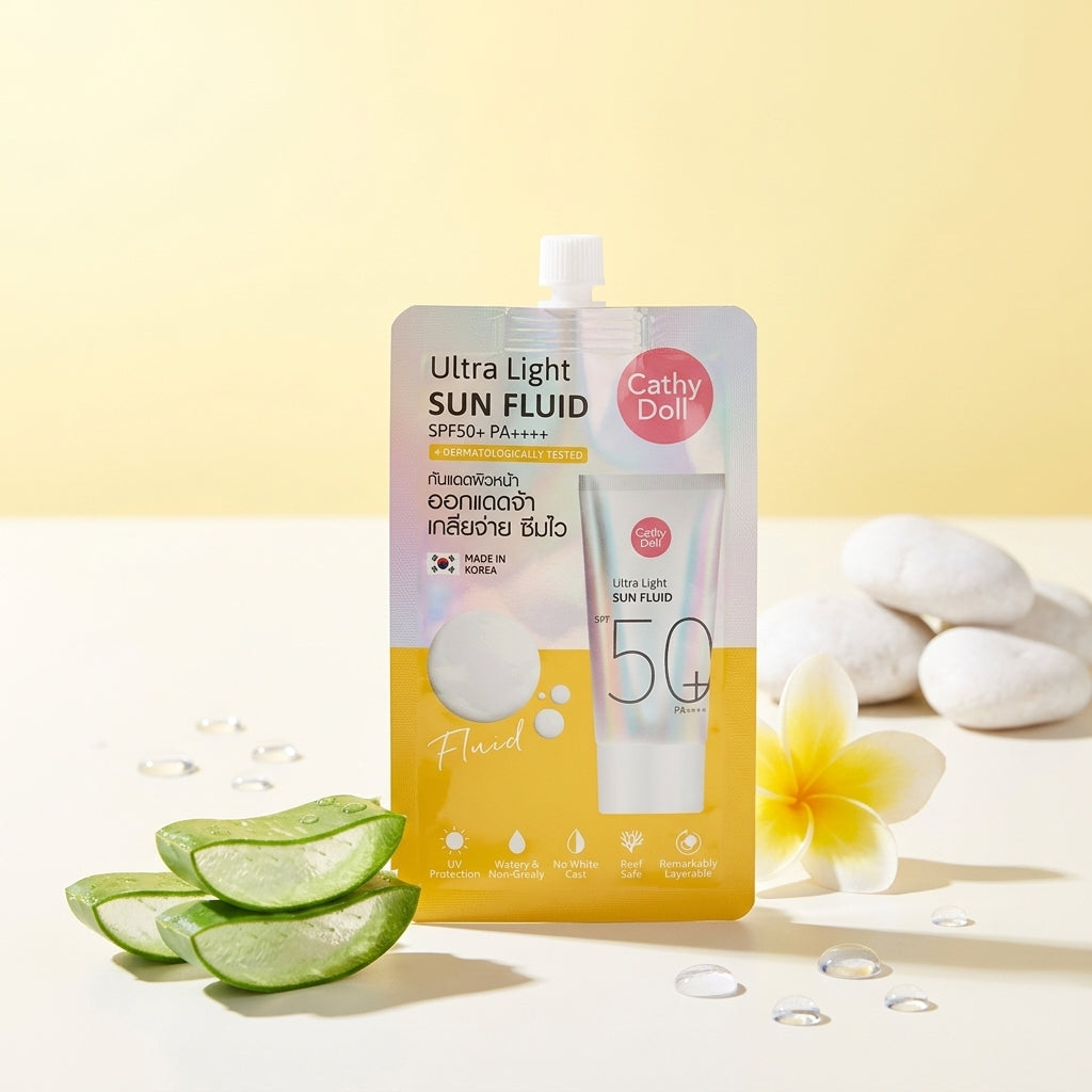 Cathy Doll Ultra Light Sun Fluid SPF50+ PA++++ – Choose Your Size