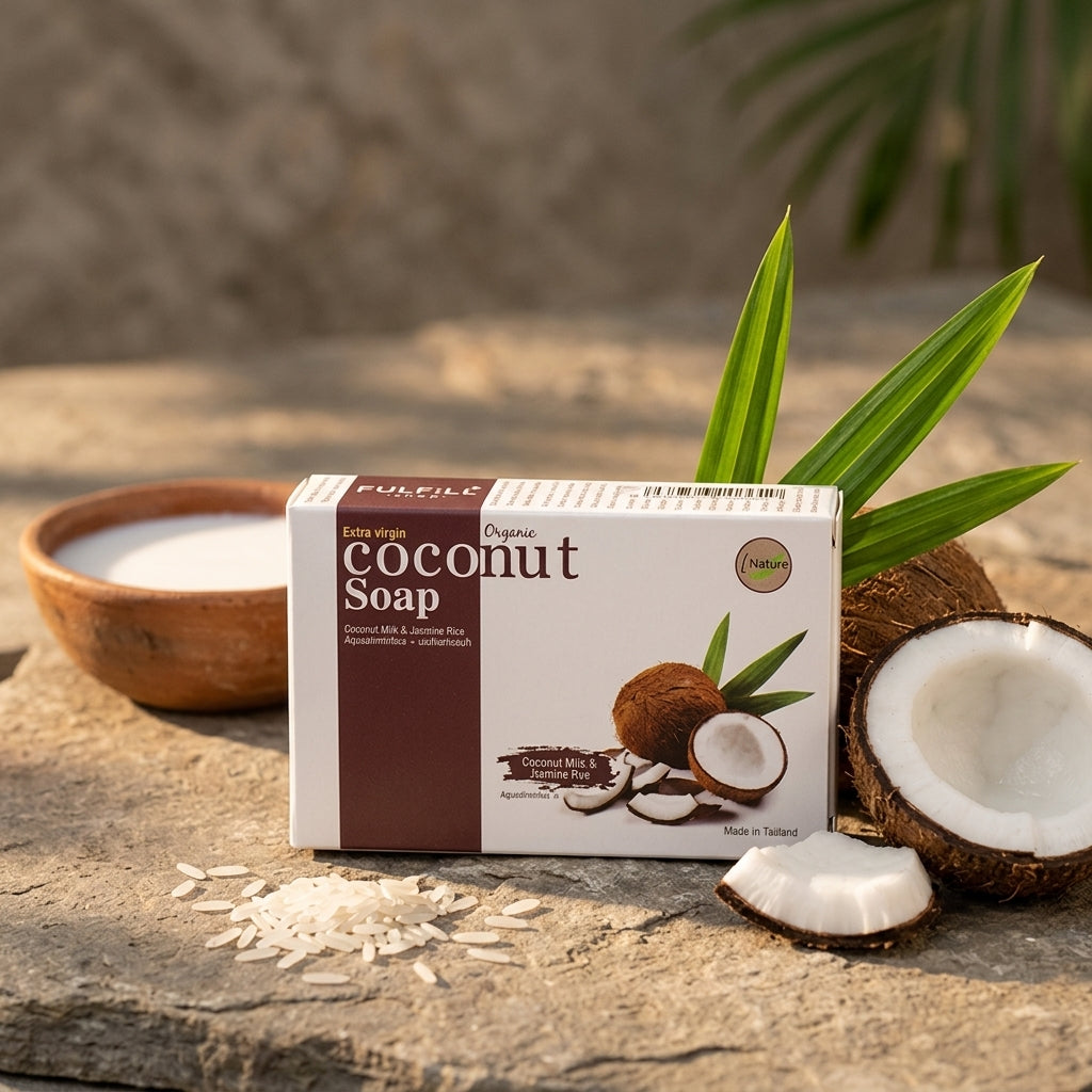 Natural Coconut Milk Soap  Hydrating & Gentle Skin Care