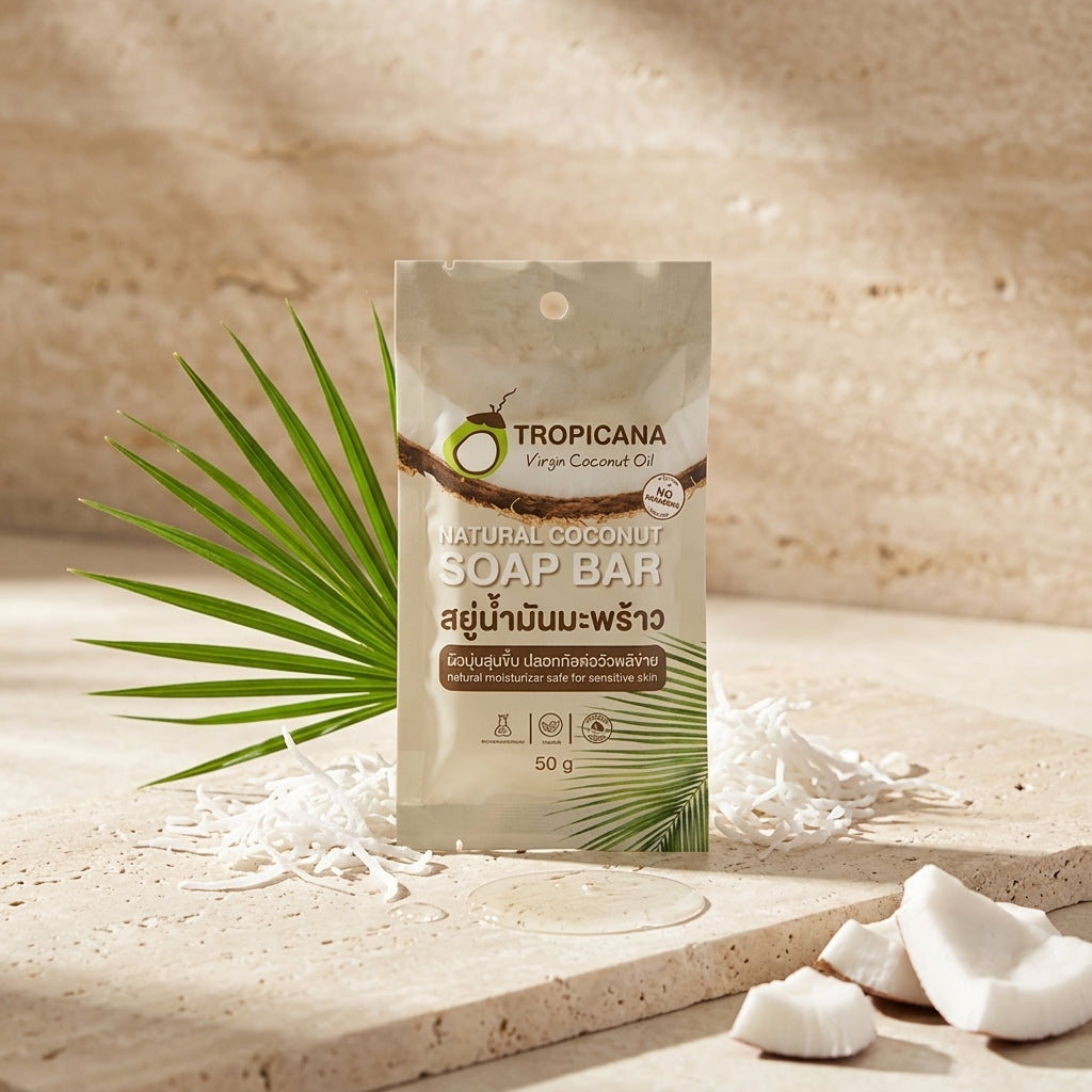 Pure Coconut Oil Soap Natural Hydration & Gentle Cleanse
