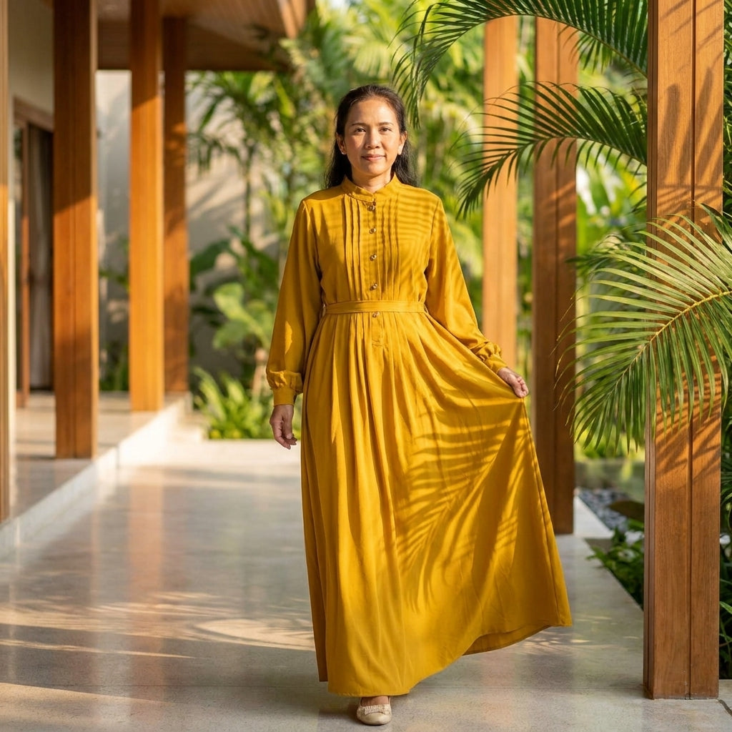 Elegant Summer Dress  Lightweight Breathable Fit