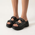 Korean Style Platform Sandals  Elevated Everyday Comfort