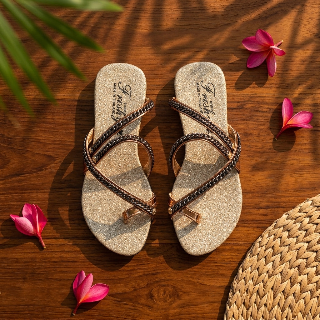 Women’s Glitter Flip Flops  Sparkling Summer Style