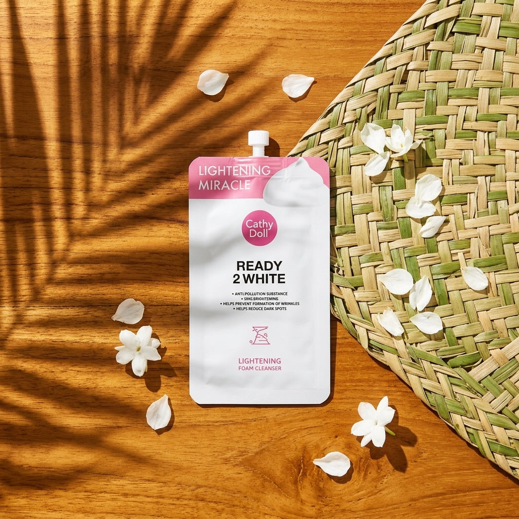 Brightening Facial Cleanser Foam Deep Cleansing Glow Effect