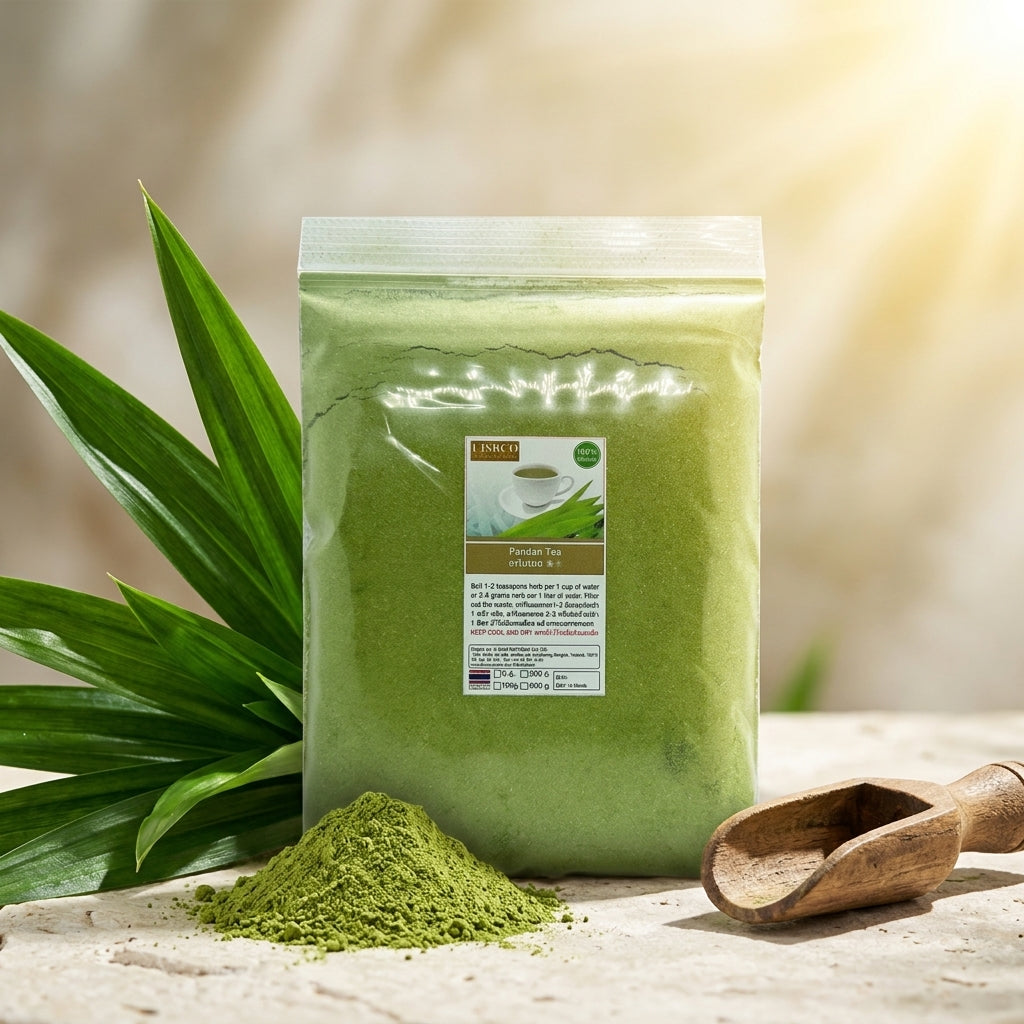 100% Thai Pandan Powder 100g – Herbal Drink & Cooking Powder