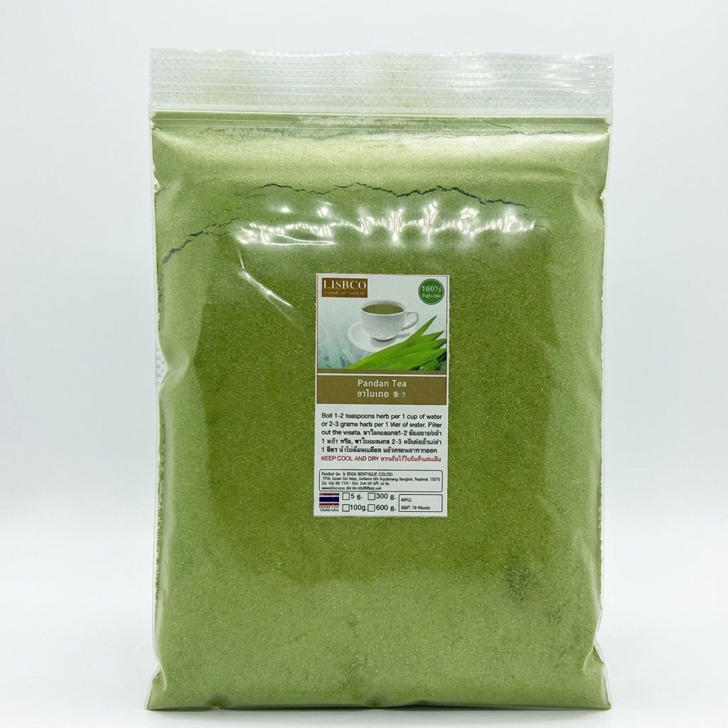 100% Thai Pandan Powder 100g – Herbal Drink & Cooking Powder
