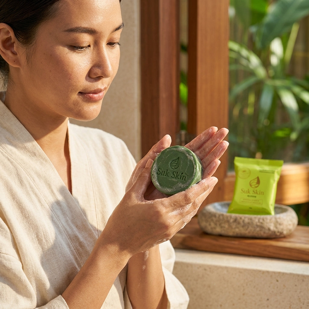Suk Skin Thai Herbal Soap 20g – Cooling Herbal Soap