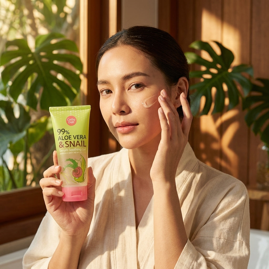 Cathy Doll 99% Aloe Vera & Snail Serum Soothing Gel – Face & Body