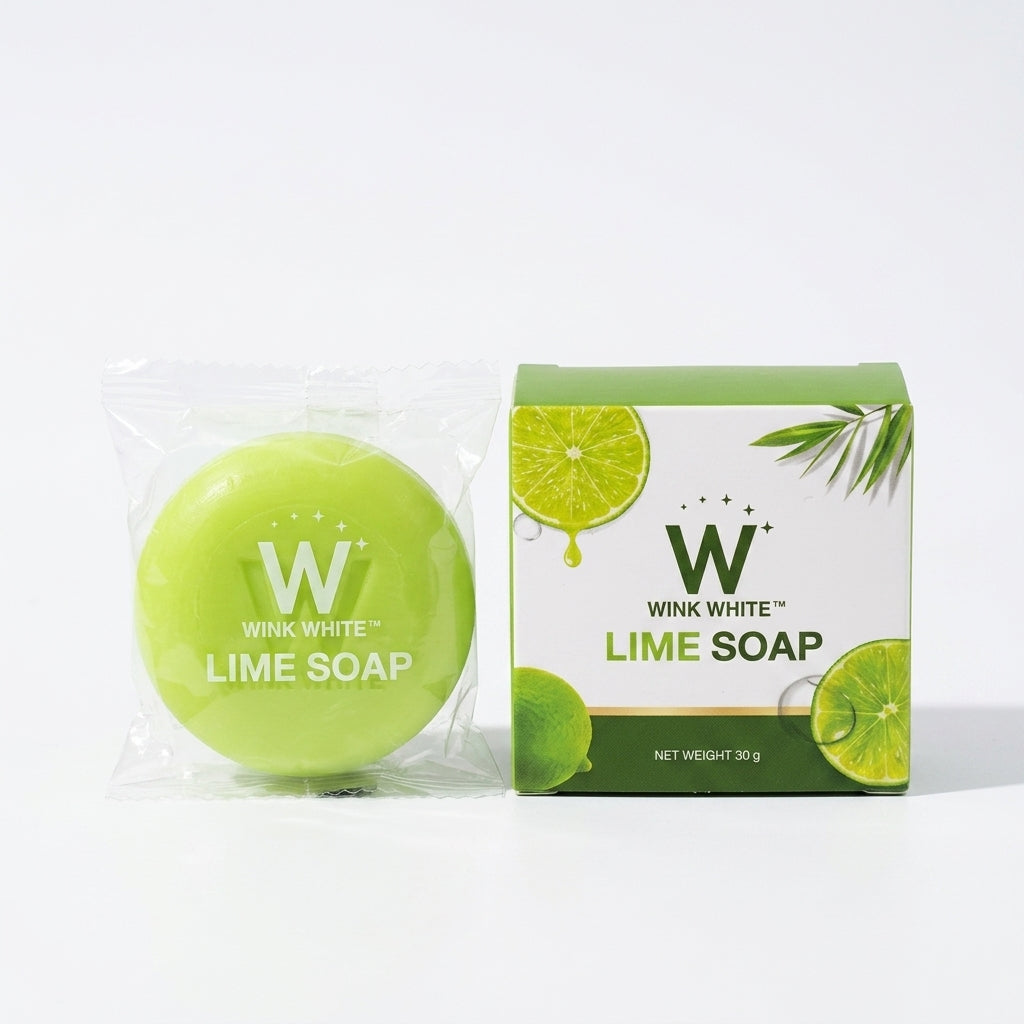 Wink White Lime Soap – Brightening Face & Body Soap