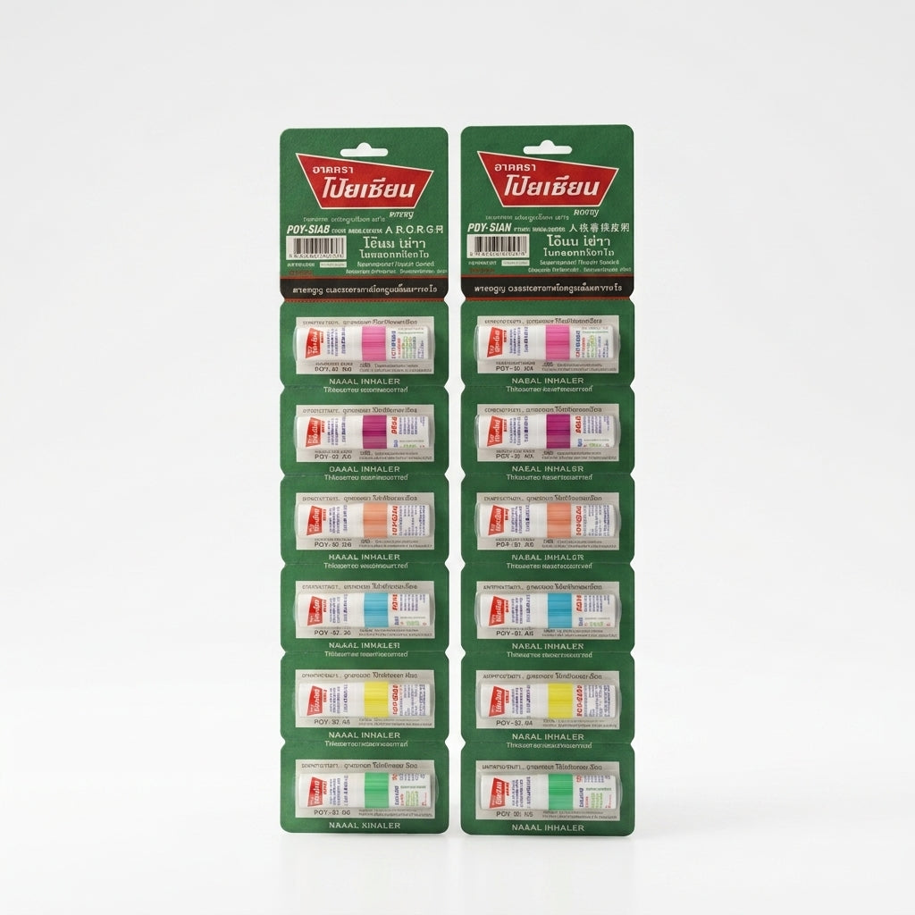 Poy Sian Inhaler Sticks – Thai Nasal Inhaler