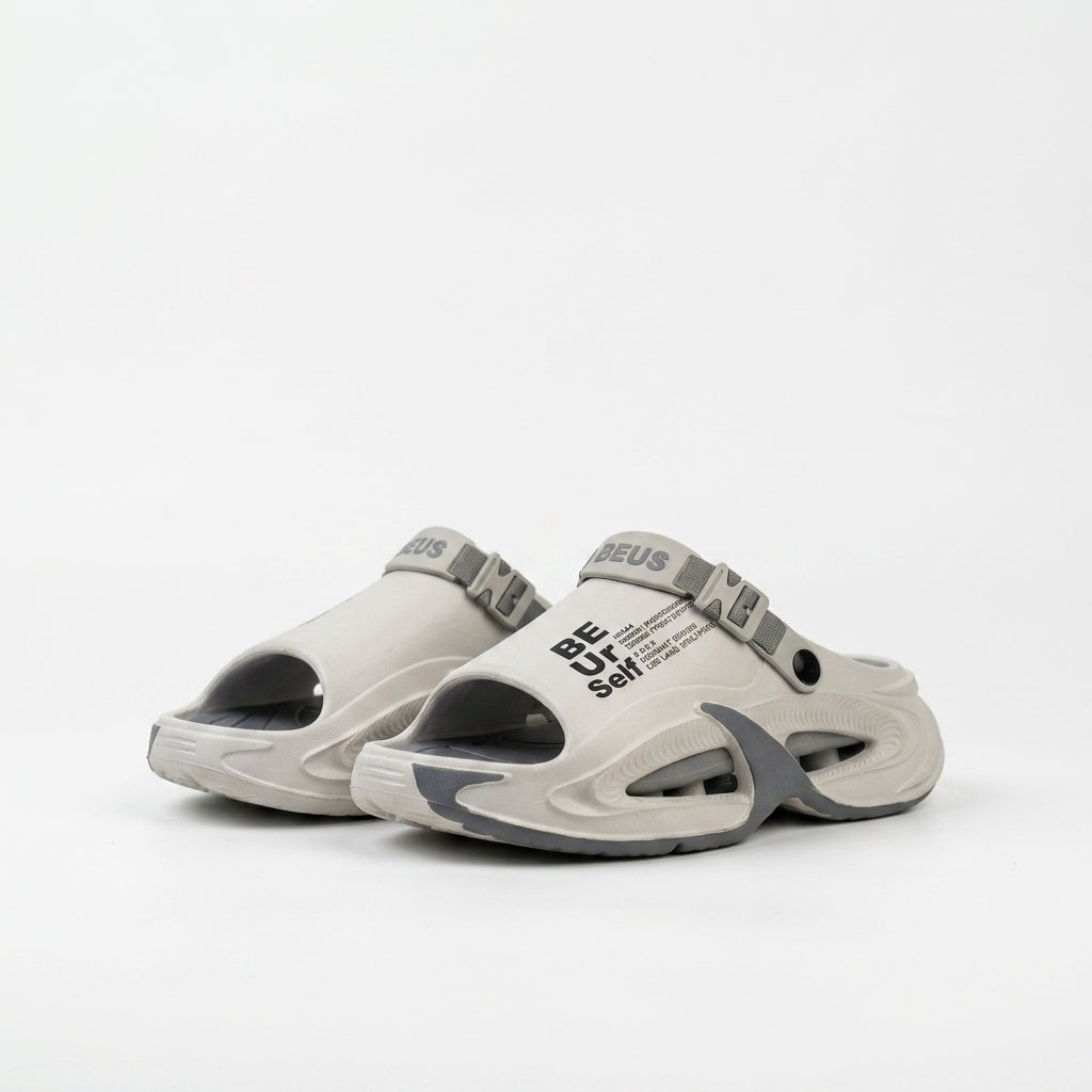 BEUS Men’s Height Boosting EVA Slides – 5cm Thick Sole Sandals