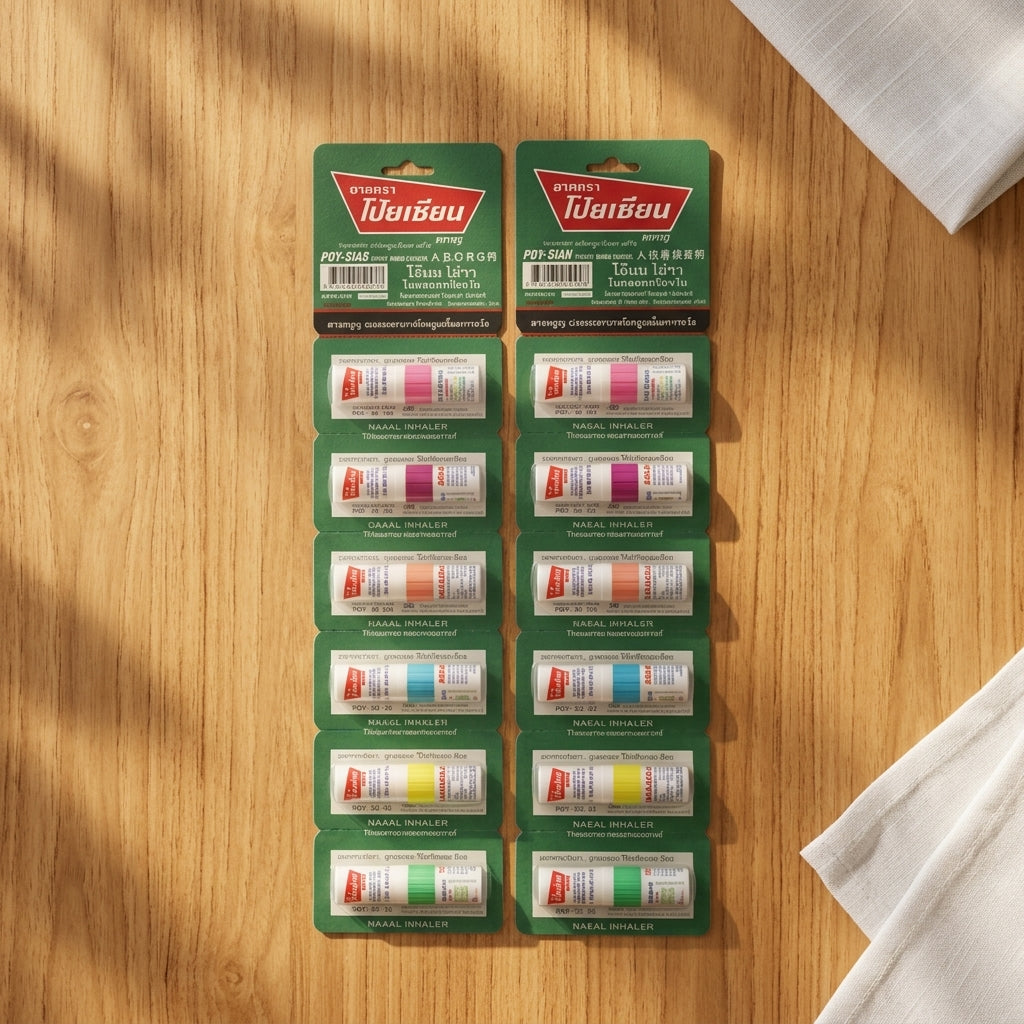 Poy Sian Inhaler Sticks – Thai Nasal Inhaler