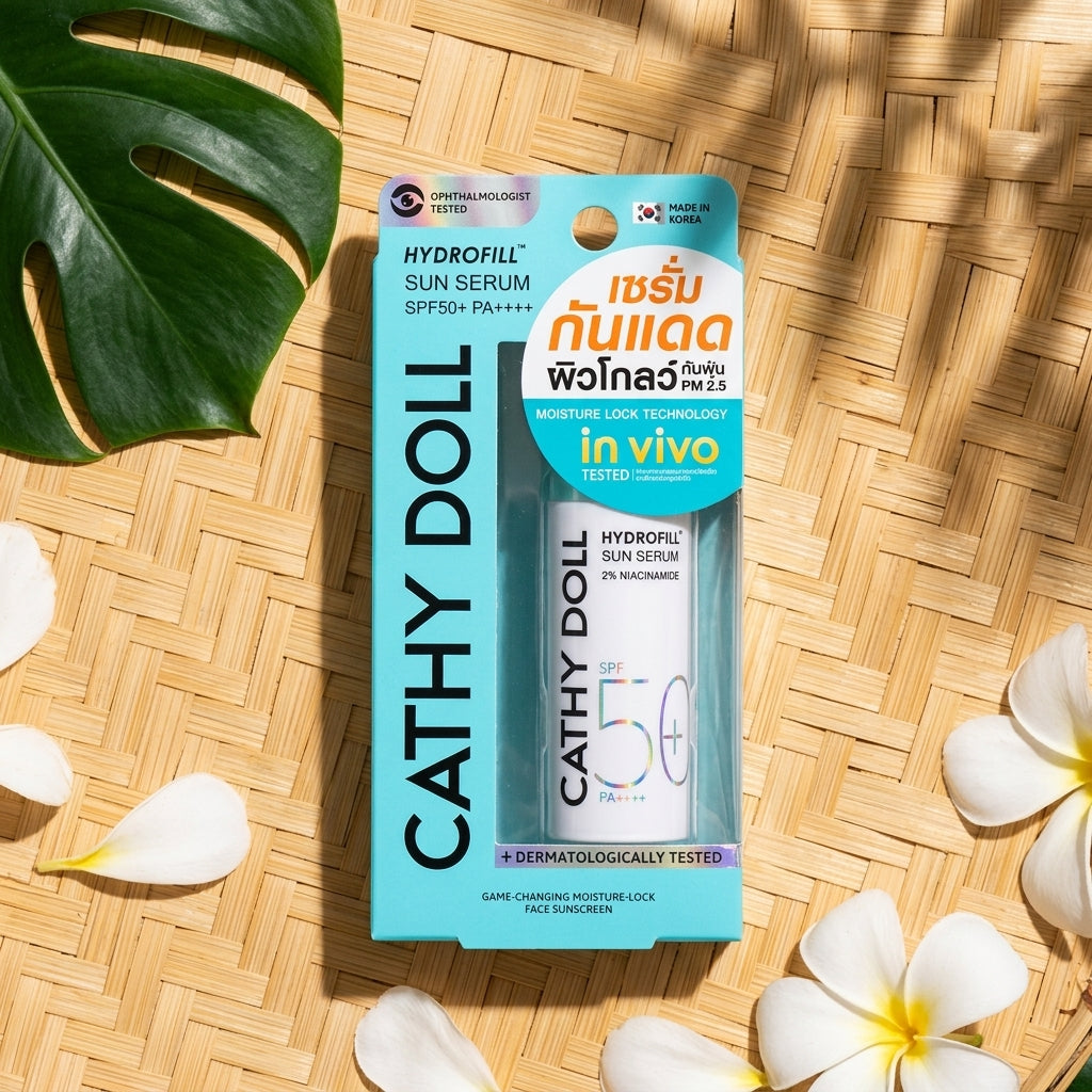 Cathy Doll Hydrophil Sun Serum SPF50+ PA++++ with 2% Niacinamide