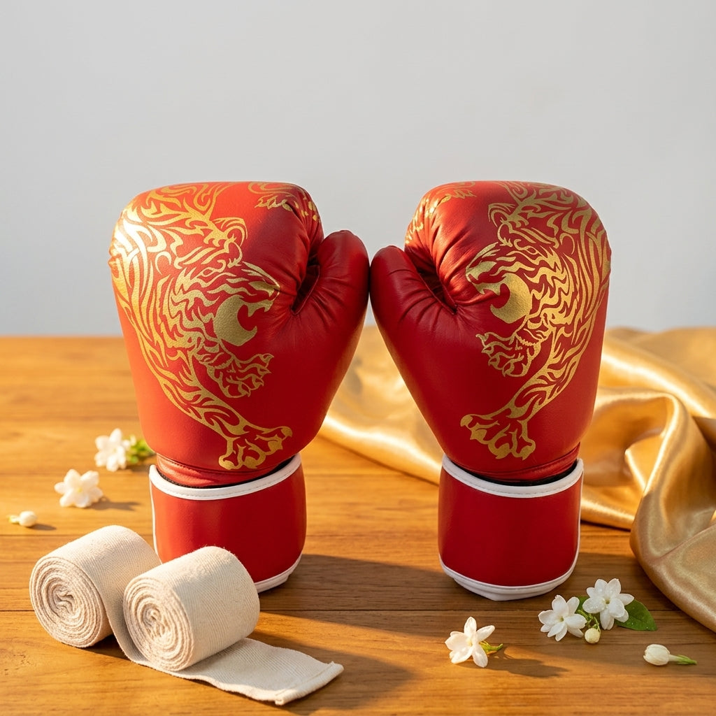 PU Boxing Gloves for Kids & Adults – Muay Thai, Kickboxing & Training Gloves