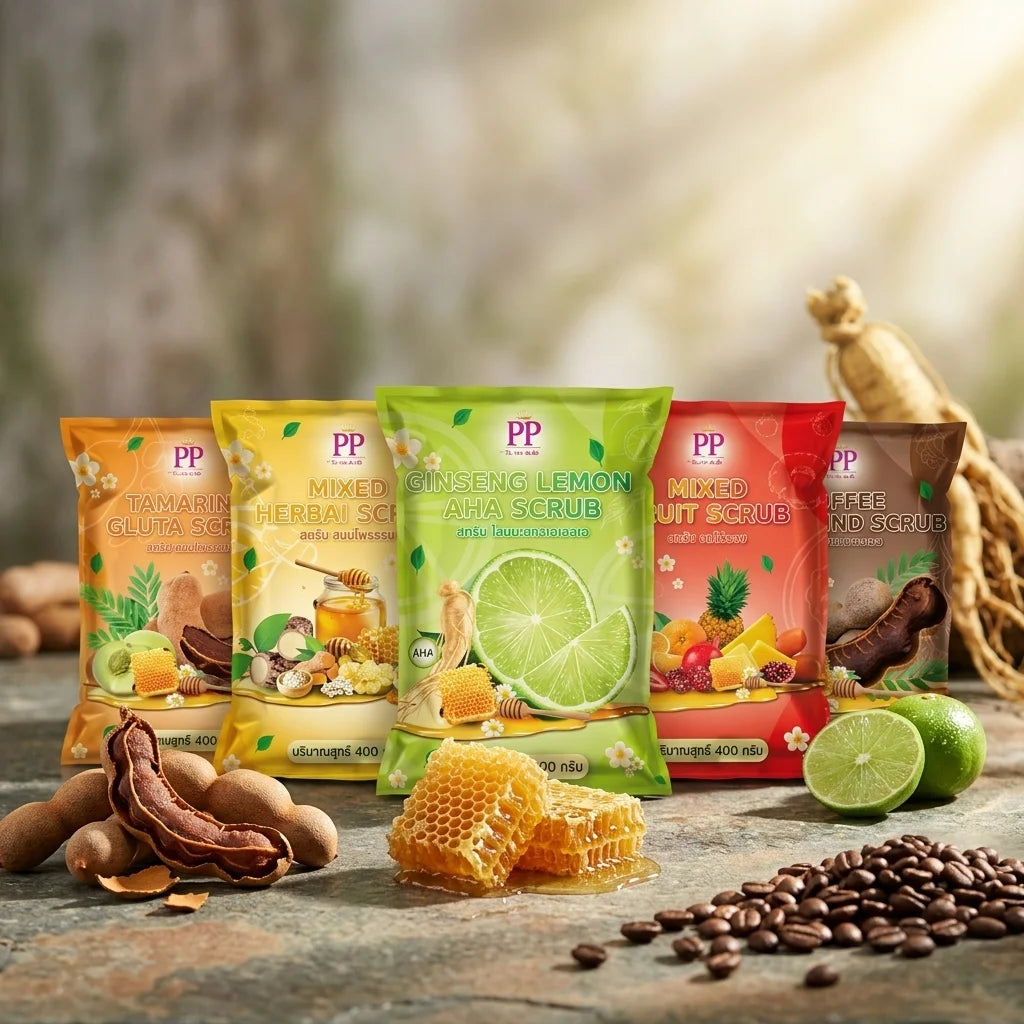 Thai Body Scrub – Natural Exfoliating Scrub, Choose Your Formula