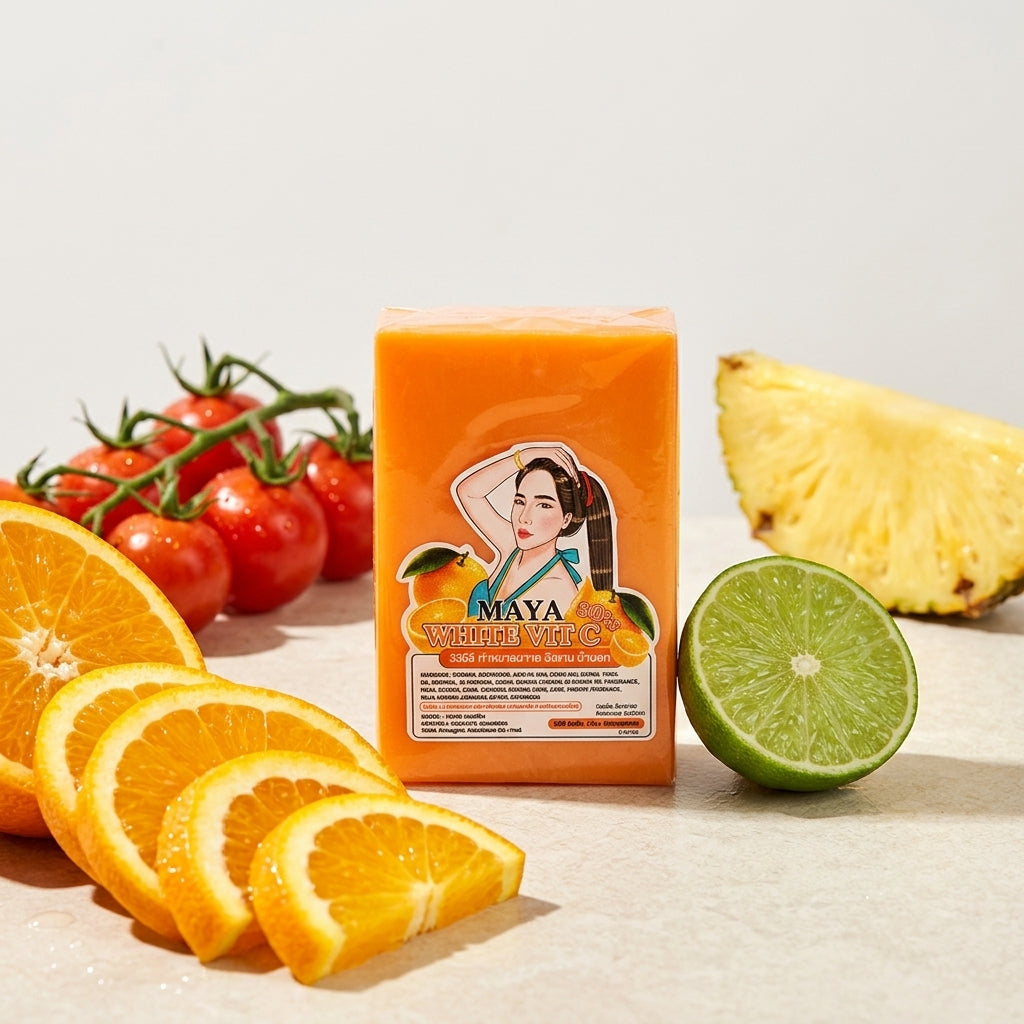 MAYA Thai Beauty Soap – Choose Pineapple, Lemon, Tomato, Arbutin, Black Tomato or Vitamin C
