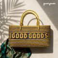 Good Goods Handmade Krajood Woven Basket Tote Bag – Choose Your Color