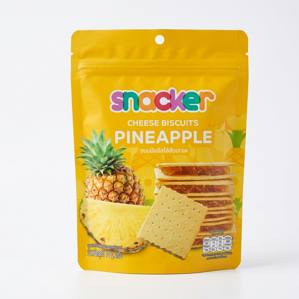 Snacker Cheese Biscuits with Pineapple Filling – 3 x 90g