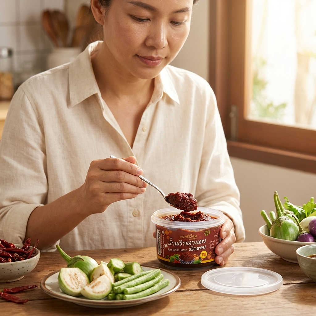 Thai Vegan Nam Prik Chili Paste 100g – 4 Flavors