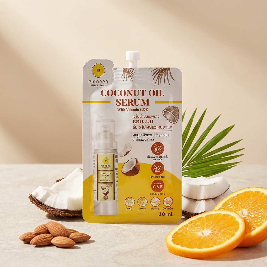 Pinnara Coconut Oil Serum with Vitamin C & E